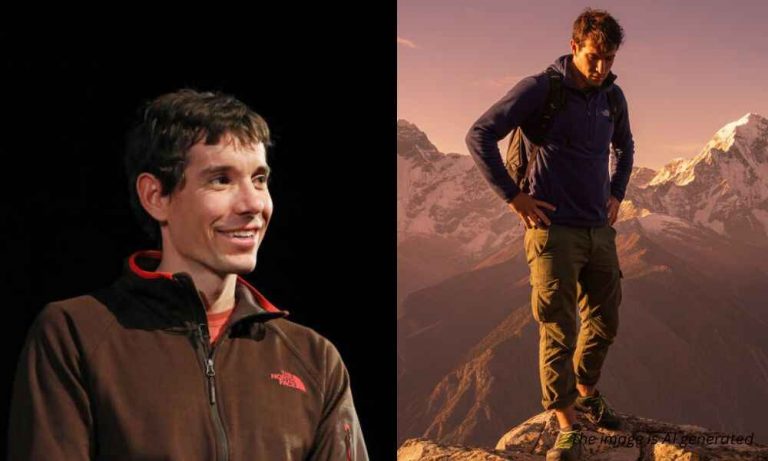 Alex Honnold climbing during his journey from van life to building a $2 million net worth