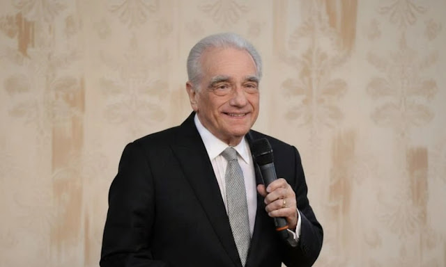Martin Scorsese speaking at an event